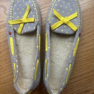 Gray and Yellow Women's Loafers Ugg slippers